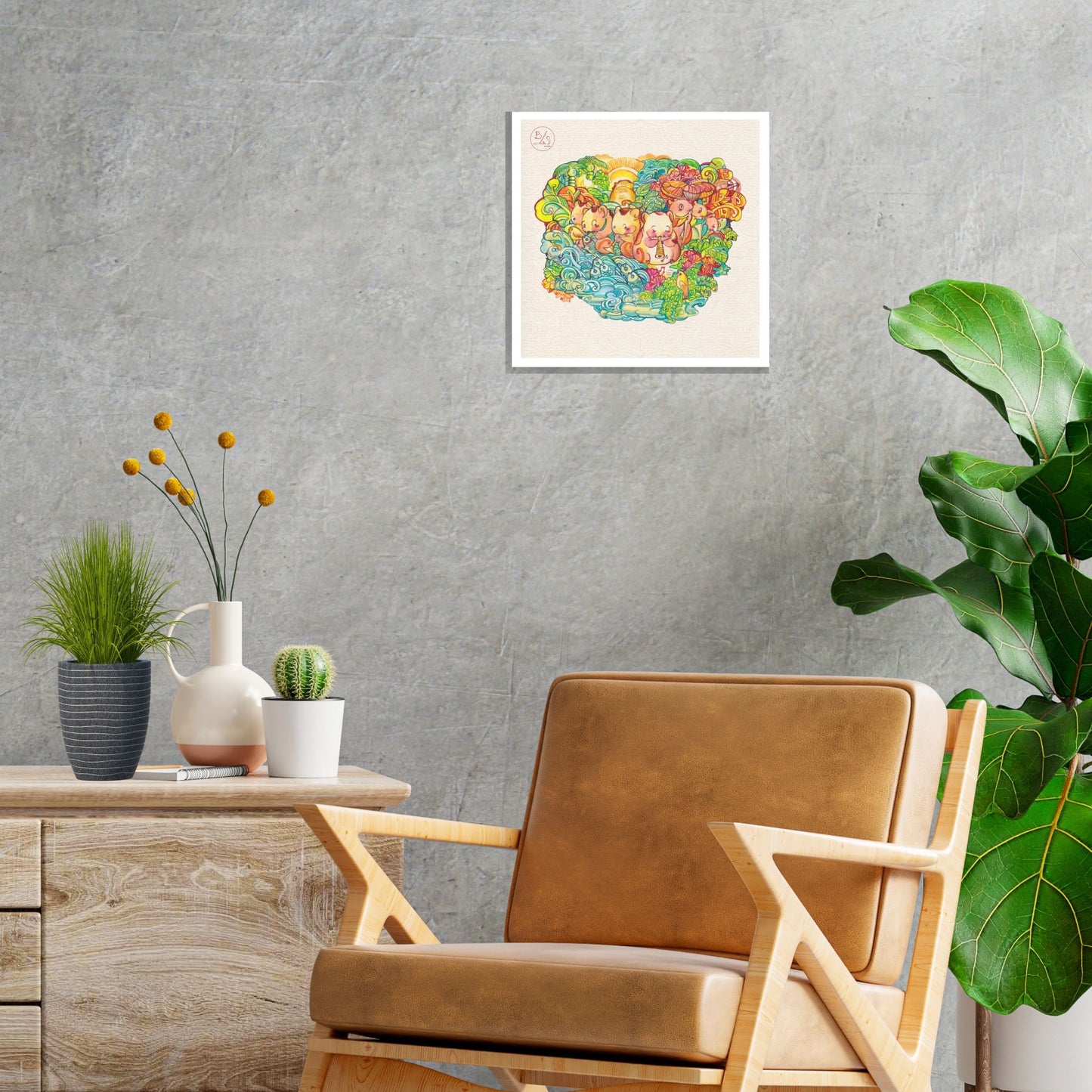 Art Prints “MOUSE – Reunion" - Meaningful and cute characters