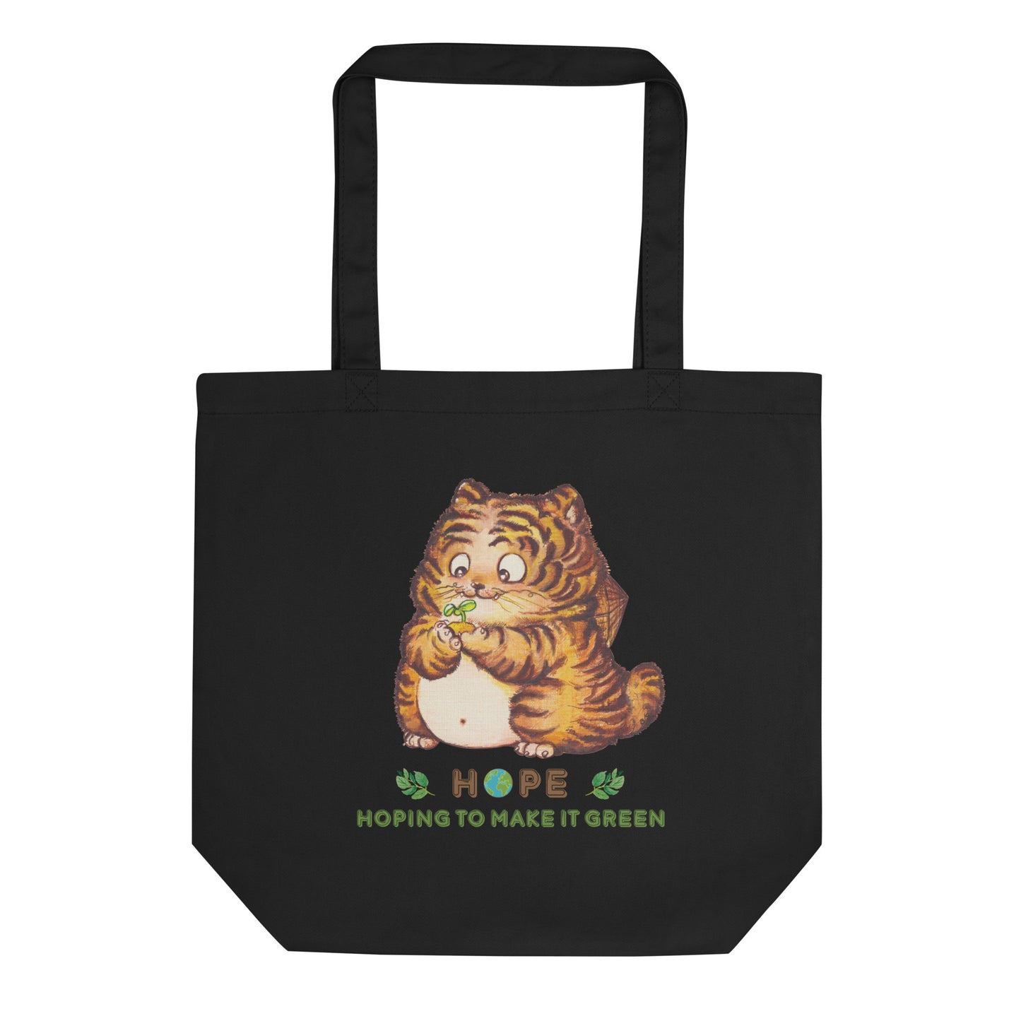 “HOPE” Tiger Eco Tote Bag