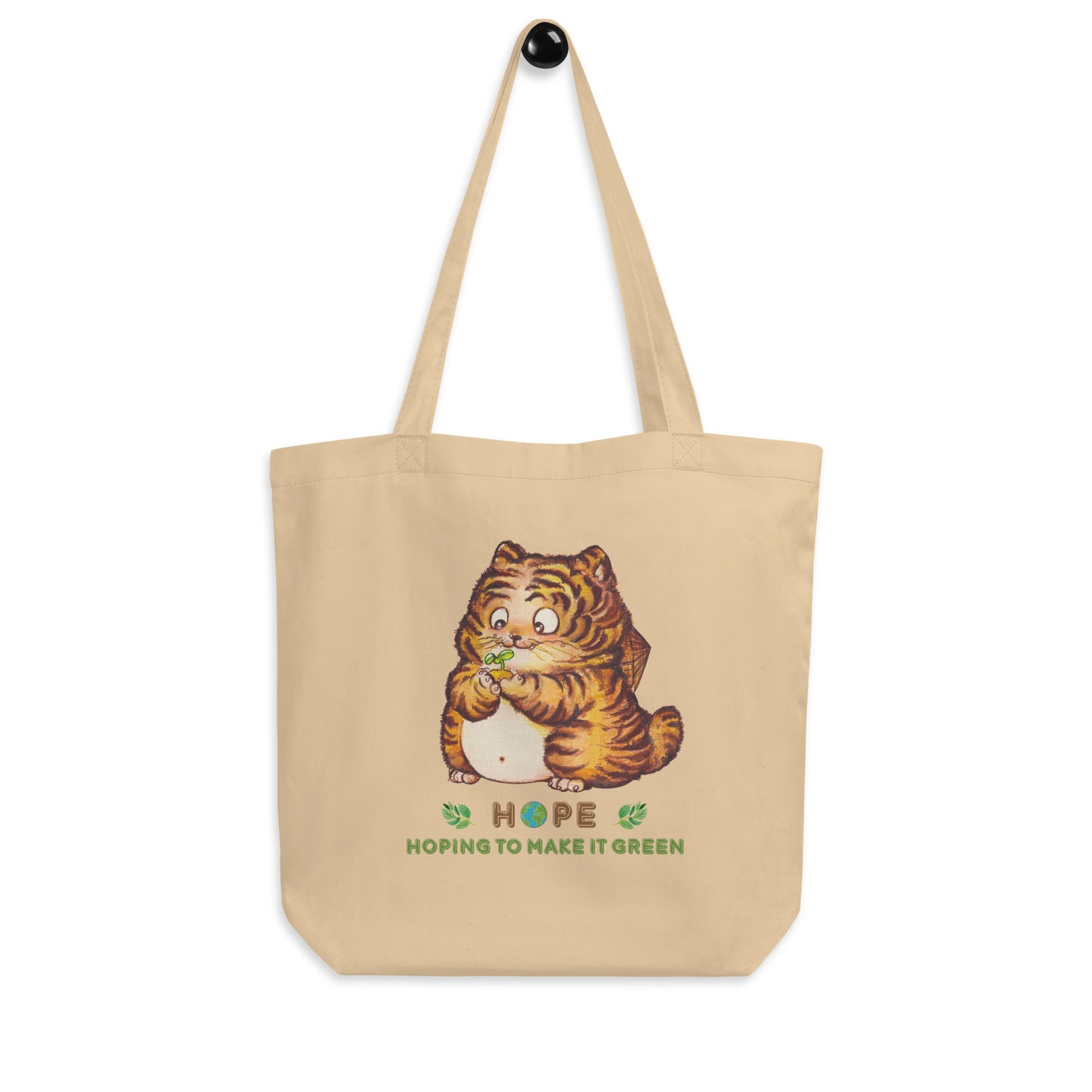 “HOPE” Tiger Eco Tote Bag