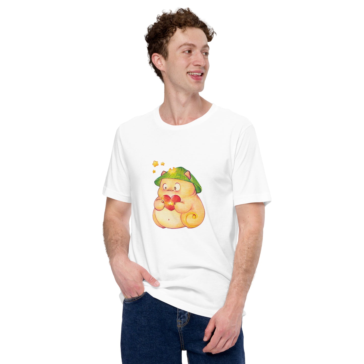 Pig Moon T-shirt - Cute design character